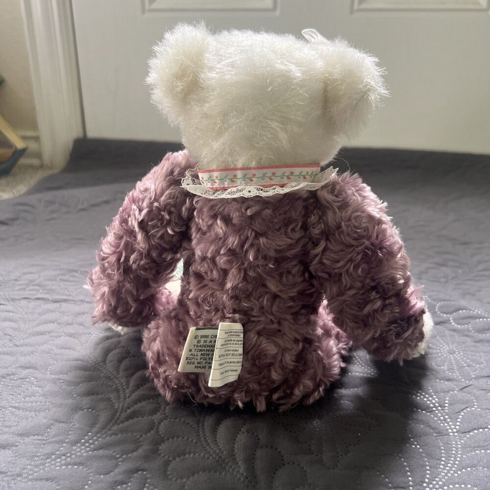 VTG 1998 GANZ COTTAGE COLLECTIBLES TEDDY LINDSEY JOINTED POSEABLE PLUSH BEAR 20’ - Picture 5 of 16